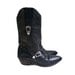 Motorcycle Cowgirl in Midnight Black Boots by Code West for Women's size 6 - 6 1/2
