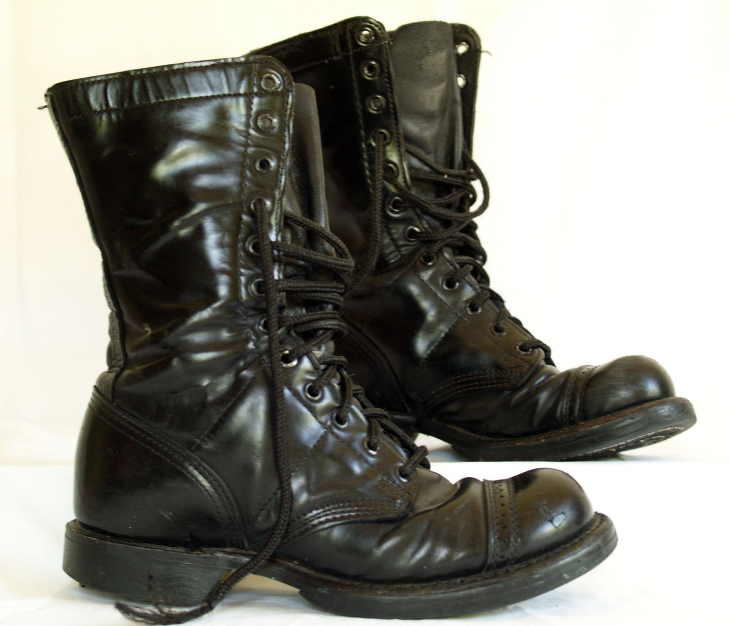 vintage corcoran jump boots. 12 eye combat boots. by NashDryGoods