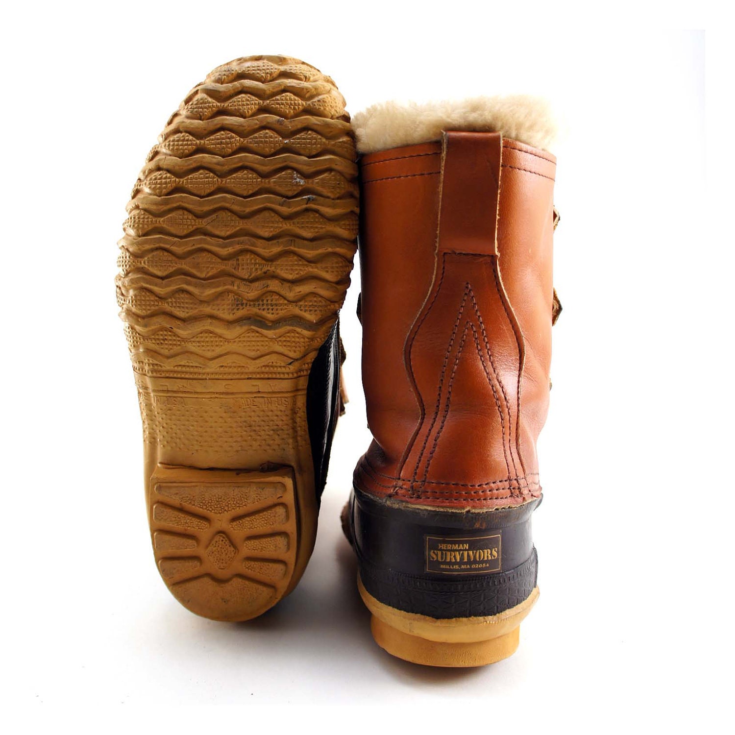 Herman Survivor Winter Hunting Boots Made in USA in a Duck