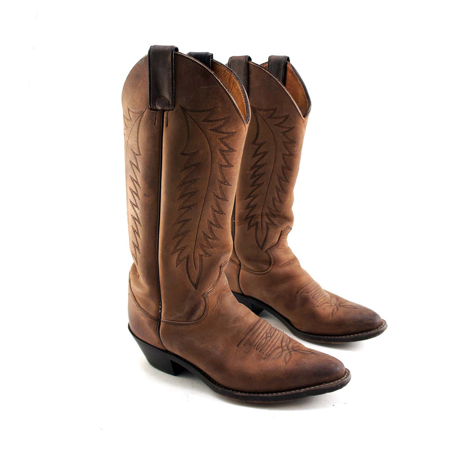 Cheap Womens Brown Cowboy Boots - Boot Hto