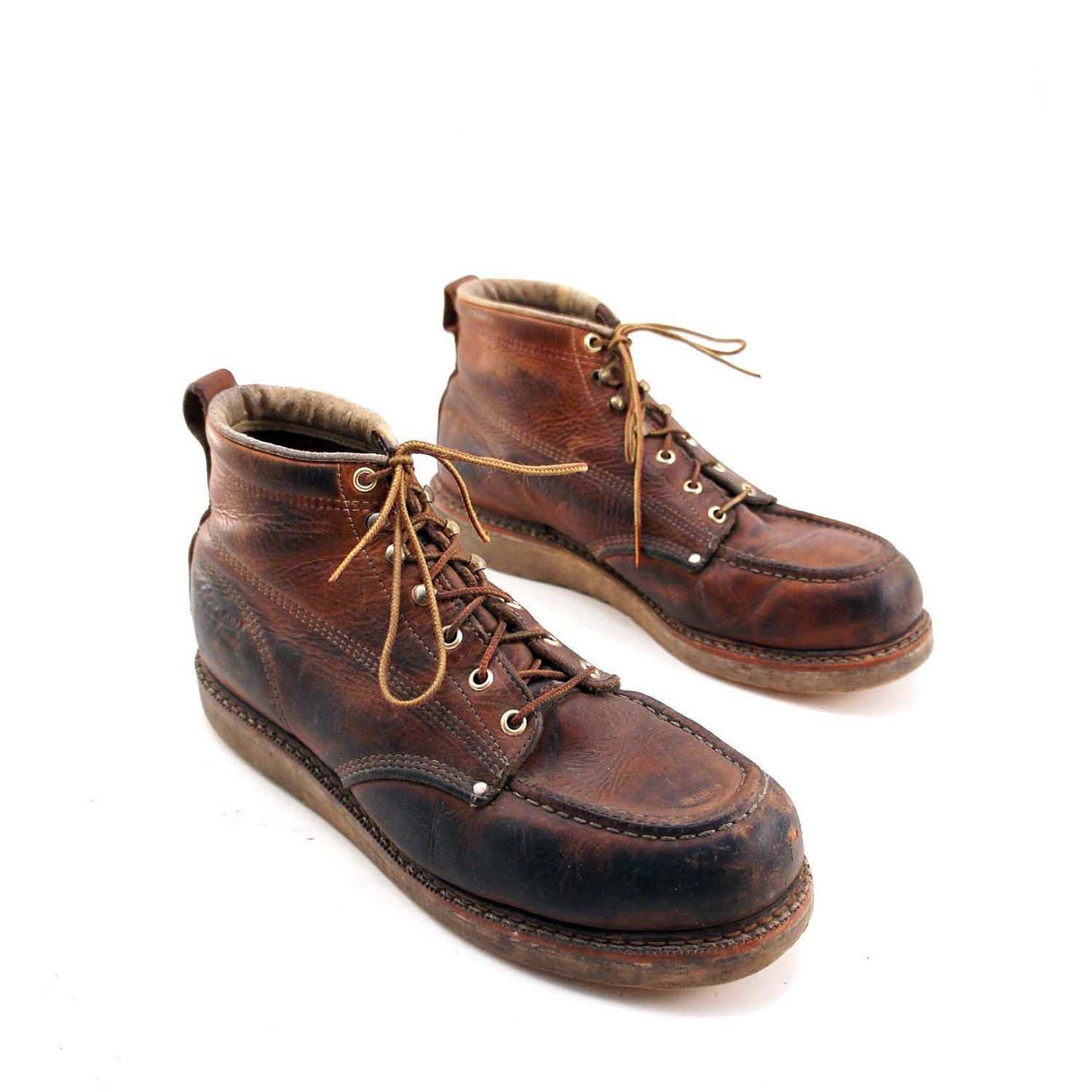 Field N' Forest Steel Toe Work Boots for a by RabbitHouseVintage