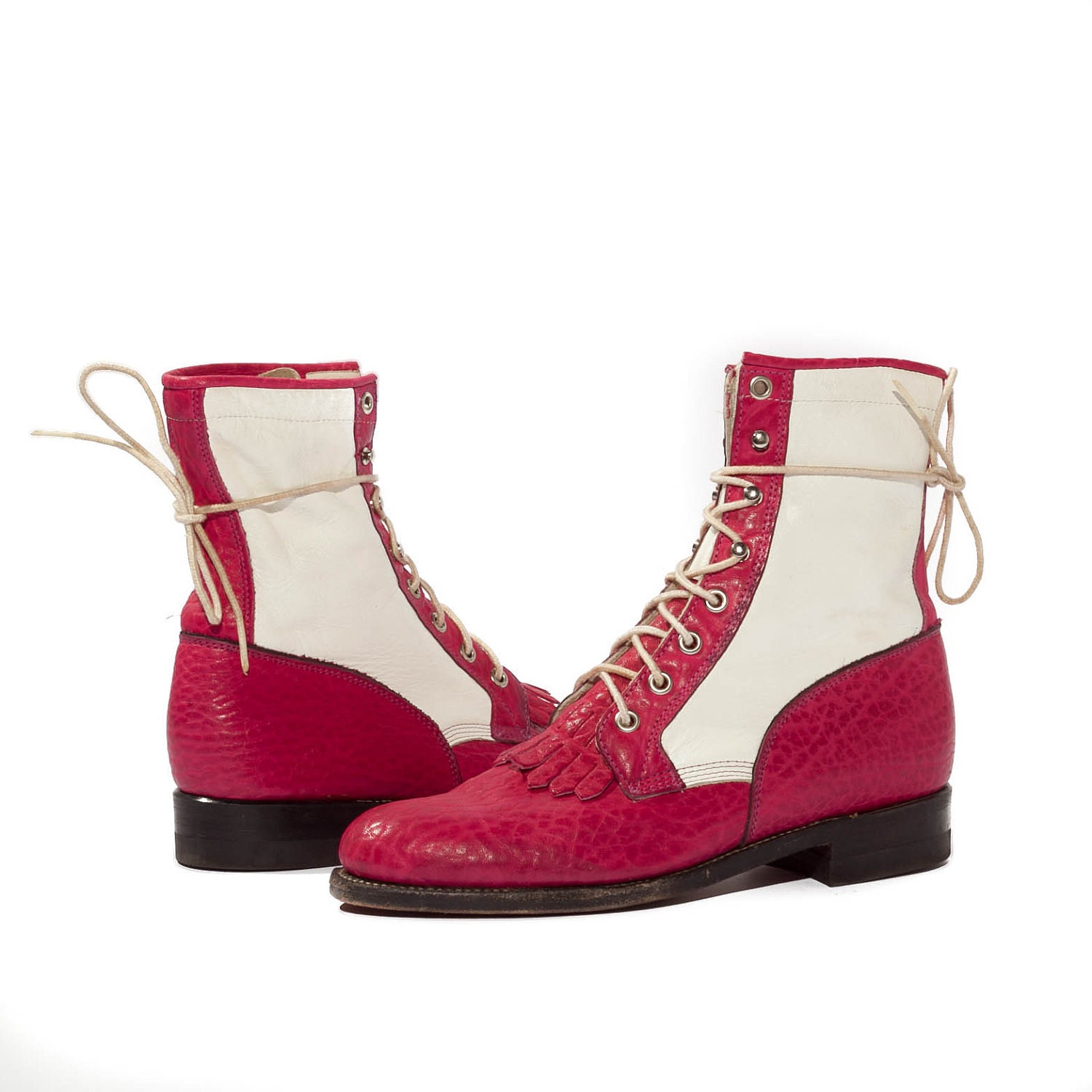 justin lace up boots women's