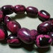 Jasper Beads Gemstone Raspberry Barrel Banded 17x13MM