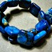 8 - 12x12MM Blue Aqua Terra Jasper Square Beads