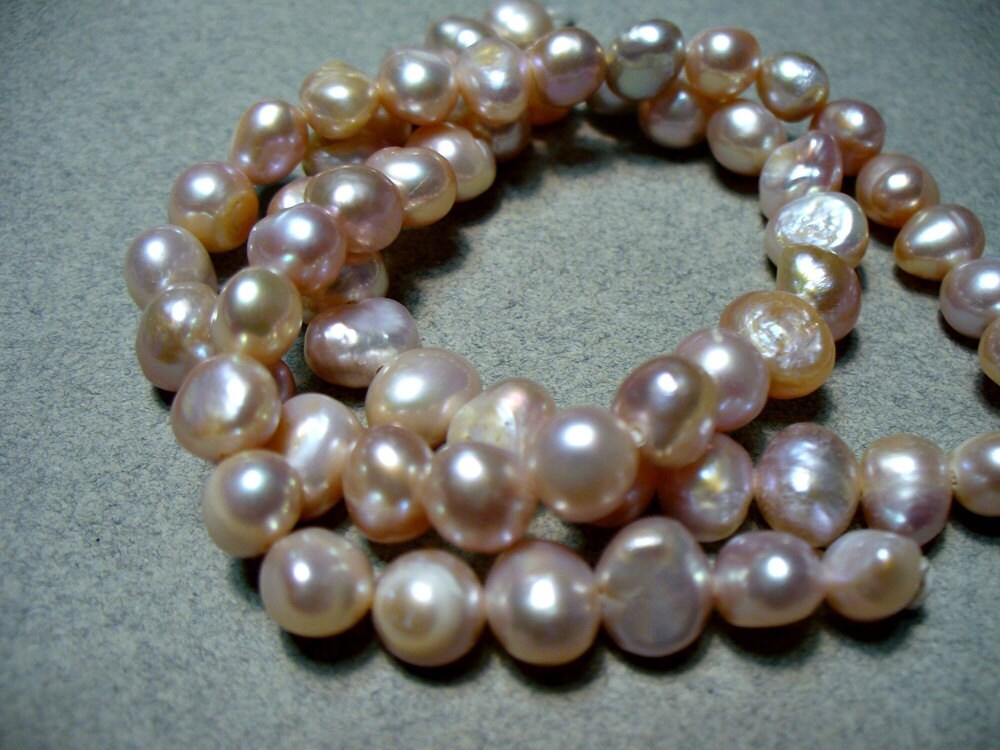 Freshwater Pearls Natural Colored 78MM Full Strand