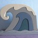 Kids Wooden Toy Stacker Big Waves 2