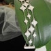 Special order for Willow - Clover Leaf bracelet - Mother of Pearl and silver Four Leaf Clover Enamel Flower bracelet
