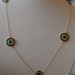 SALE - Enamel Evil Eye Necklace