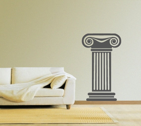 Items similar to Greek Column Vinyl Wall Art Decal on Etsy