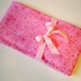 Special Order For Kelly Extra Large Receiving Blanket or Nursing Cover in a Bright Pink Circle Print