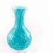 Glass Bud Vase - Teal Sea Green - best friend gift for mom - Flower Vase Under 50 - dreamt oht ateam teamcamelot
