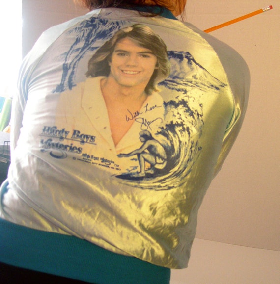 Rare 1970's Shaun Cassidy satin jacket