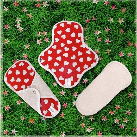 Pure Cotton Reusable Cloth Menstruation Pads 3 Mini By Lohanstore 0687