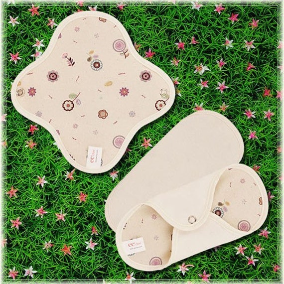 Organic Cotton Reusable Cloth Menstrual Pads 3 by Lohanstore