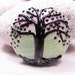 Weeping Willow Tree unique lampwork bead by Ema K SRA OOAK