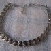 Vintage Metal Link Dog Collar Necklace