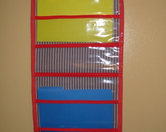 file organizer hanging pocket fabric