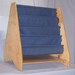 Custom designed, double sided bookcase