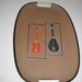 Vintage serving Tray. Handled tray. Mid century modern, Hollywood Regency, Eames era. 1950's.