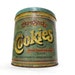 Huge vintage metal cookie tin fresh from the oven homestyle cookies
