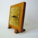 RESERVED - Vintage Weimar Walnut Clock Made in GDR