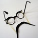 Vintage Glass and Mustache Props Combo Early 60's