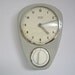 Vintage German Wall Clock with Eggtimer from Junghans
