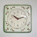 Vintage German Ceramic Wall Clock from Meister Anker