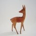 Vintage Wooden Handcarved Deer