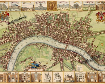 London Map - Vintage Street Map