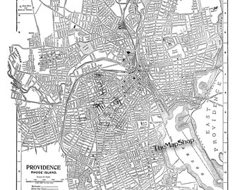 Street map Providence Rhode Island PDF