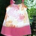 Toddler Girl's Sundress White and Bright Paisley Orange Pink Yellow PRICE REDUCED