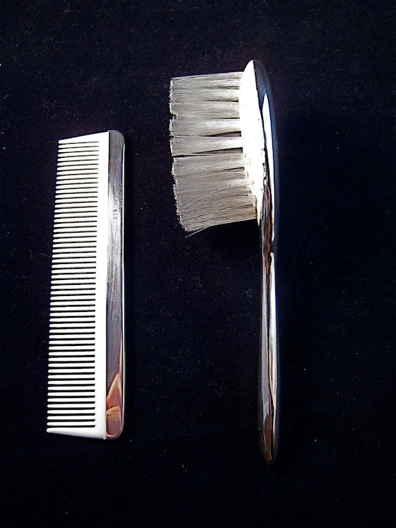 Reed & Barton Sterling Silver Brush and Comb Gift Set for Kid