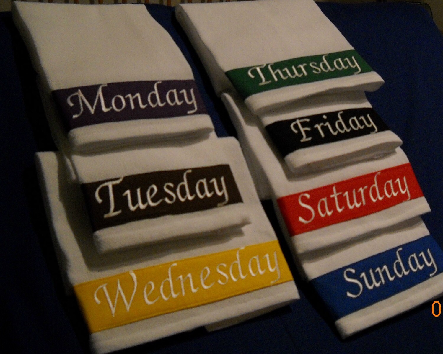 Days of the Week Towels