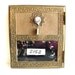 Vintage Large Brass Post Office Box / Mailbox Door and Frame from 1962 - Keyless Lock Co. (No. 2152)