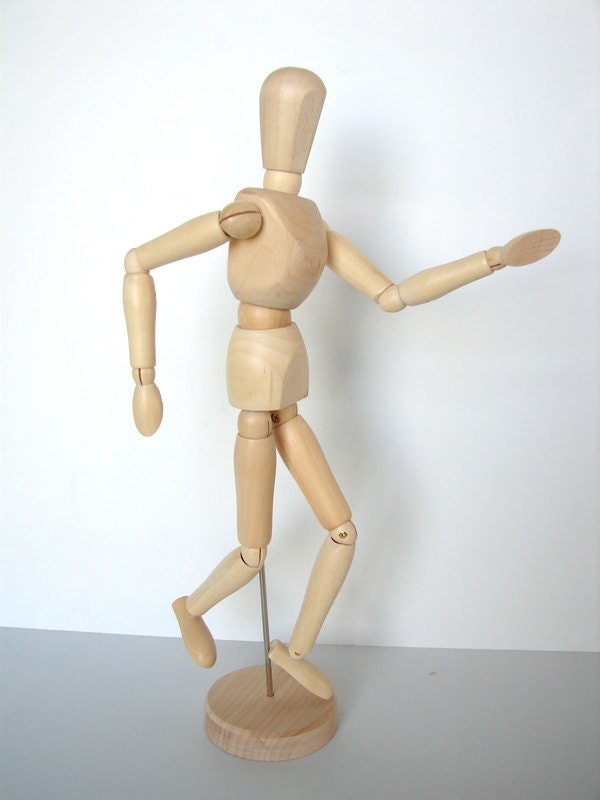 figure drawing wooden model