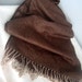 Unisex Chevron Scarf in Brown