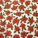 Vintage 50s Tiny Floral Print Polished Cotton Fabric .... This Buds For You ..... 4 1/2 Yards