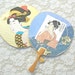 RESERVED JULY SALE 2 Japanese Geisha Uchiwa Fans