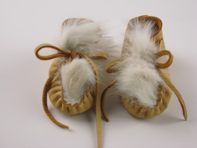 making moccasins from deer hide