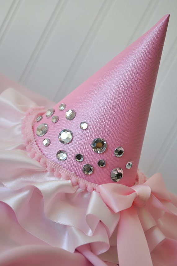 Girls Princess Birthday Party Hat 