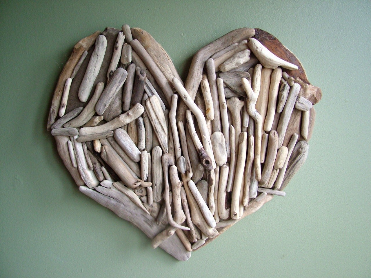 Large Rustic Driftwood Heart