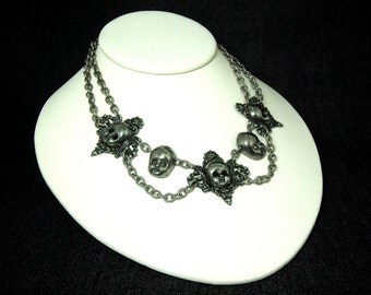 5 Station Victorian Baby Necklace