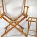 Wooden Furniture Frames Set of 2 - Vintage Directors Chair and Camp Stool - Ready to Personalize and Upcycle