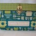 Sale Recipe Box 4x6 "Kitchen cupboard" Terquoise,blues,greens Ready to Personlize Ready then to ship