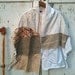 Autumn mocha ecru latte shabby chic shawl rachel ashwell fabric upcycled english roses vintage lace bride can do custom