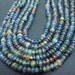 14 inches-top grade rare multi sapphire smooth beads roundel size 3to4mm approx
