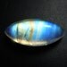 top grade blue rainbow moonstone 9X21mm cabochon stunning quality wholesale direct from india