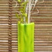 Bright & Cheery hanging fused glass wall vase