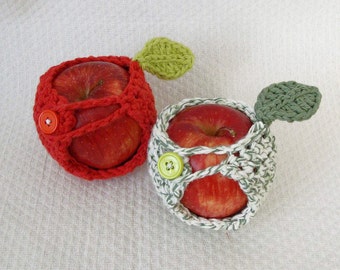 Crochet Apple Cozy Pattern Instant Download